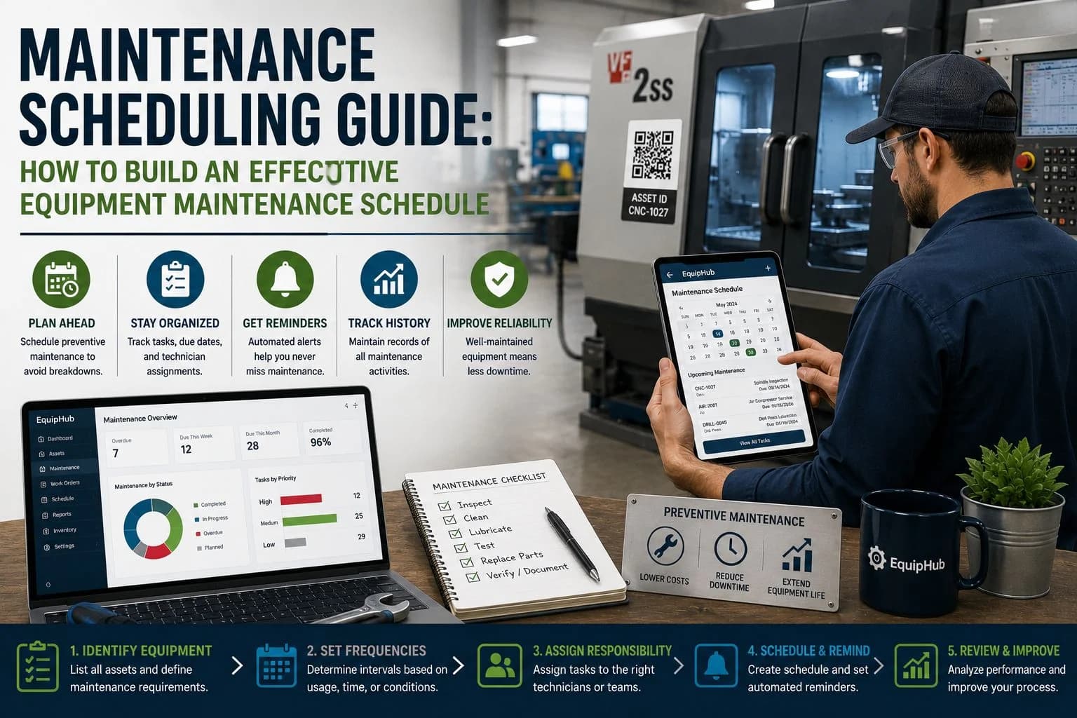 Building an effective equipment maintenance schedule