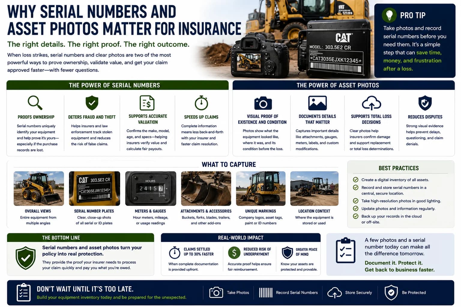 Why serial numbers and asset photos matter for insurance